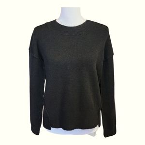 Madewell Connection Women's Black Sweater, Crew Neck, Size XS
